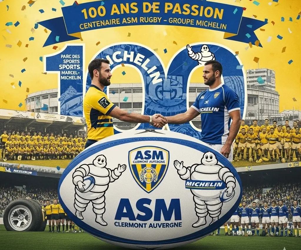 Michelin et les 100 ans de l’ASM dans l’élite du rugby français