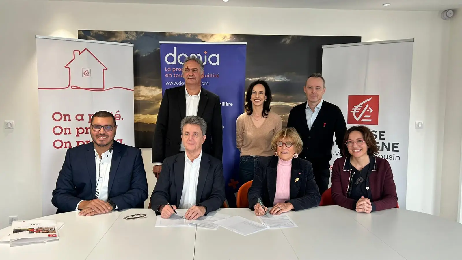 La Caisse d’Epargne Auvergne Limousin et Domia s’unissent pour faciliter l’accession à la propriété