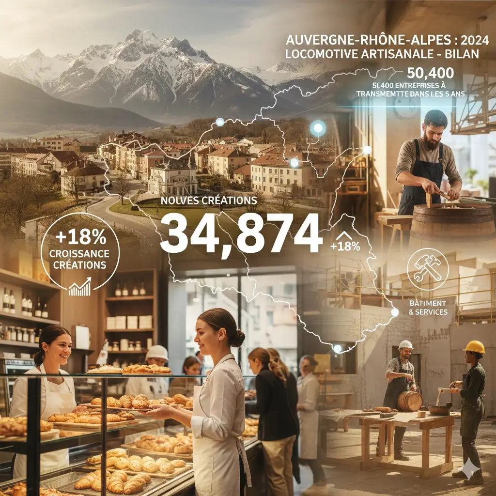 Artisanat : record de créations d’entreprises en 2024