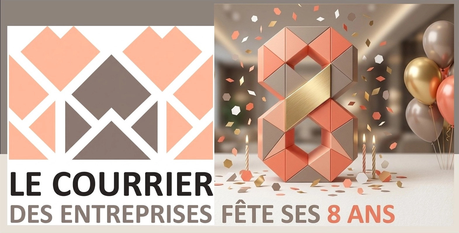 Le Courrier des Entreprises fête ses 8 ans de publication