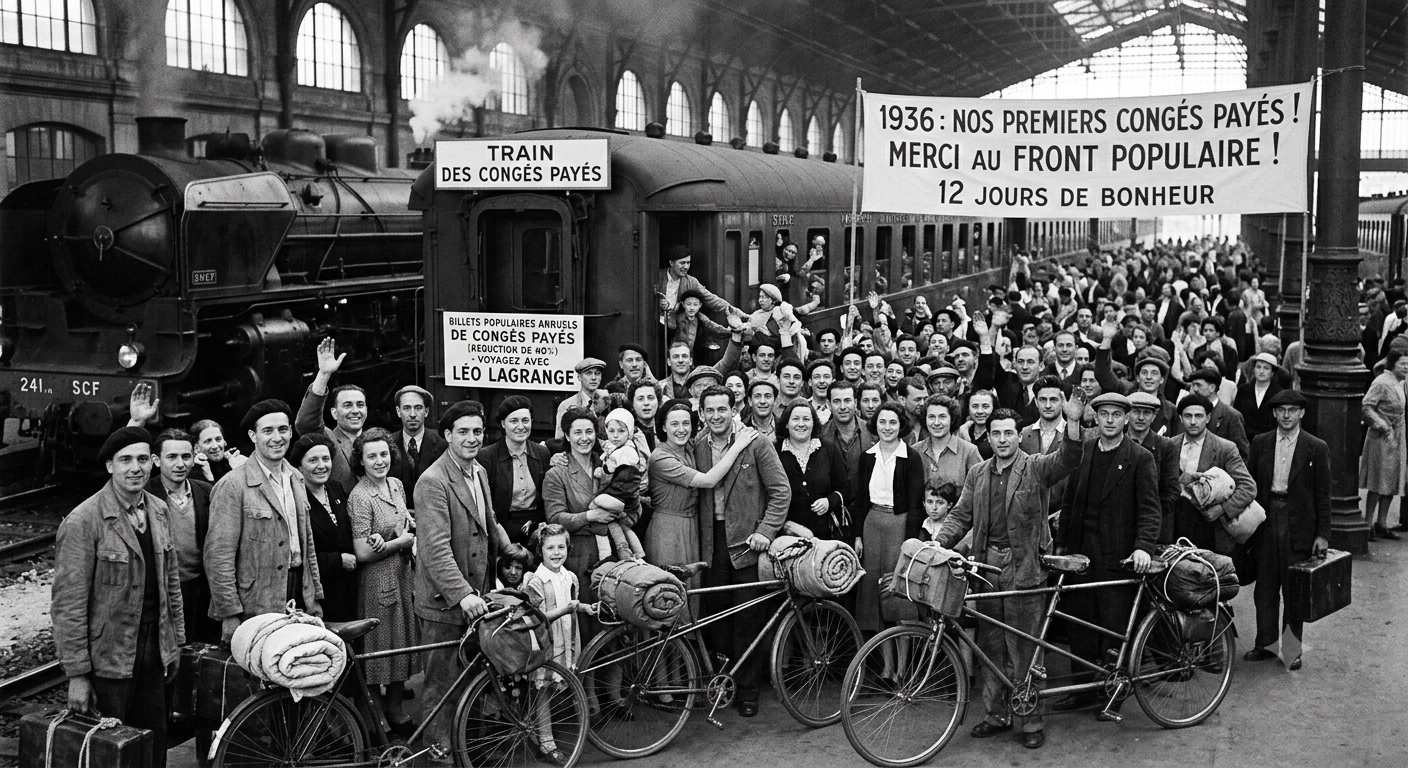 Il y a 90 ans : Les premiers congés payés