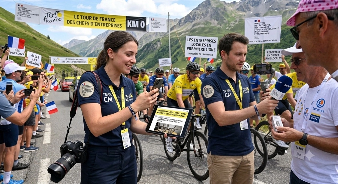 Tour de France : à la rencontre des acteurs économiques avec le Bercy Tour