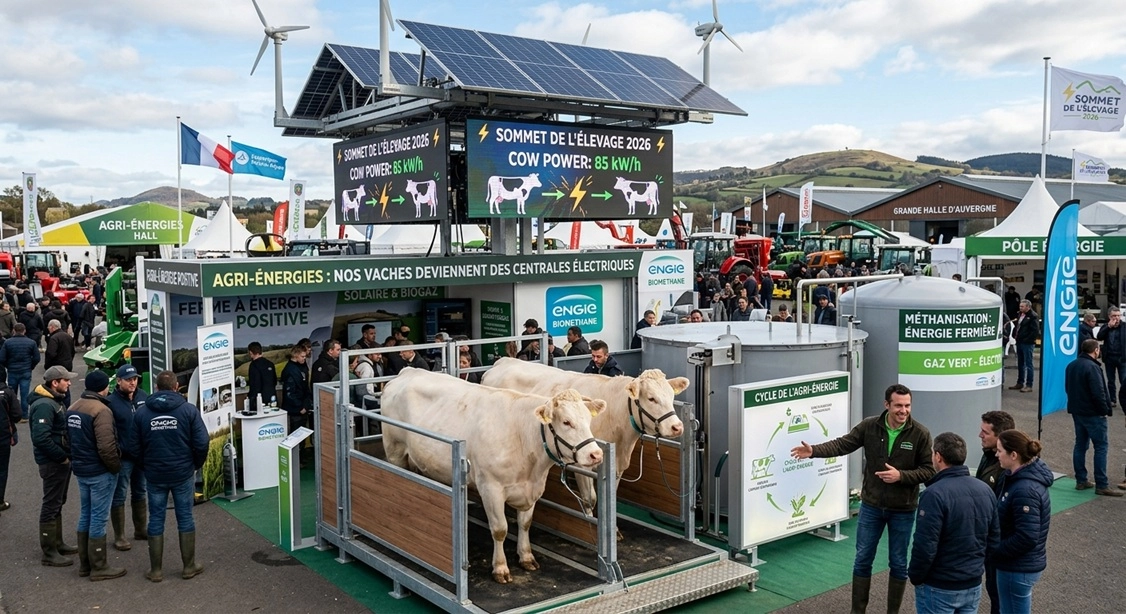 Sommet de l&rsquo;Élevage 2026 : Quand nos vaches deviennent des centrales électriques