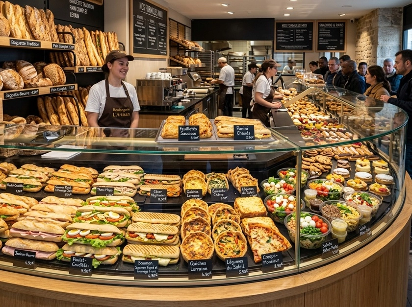 La boulangerie gagne la bataille de la pause déjeuner