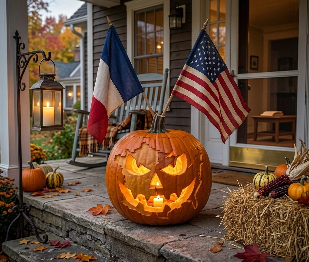 Quand la France habille les citrouilles de l&rsquo;Oncle Sam pour Halloween