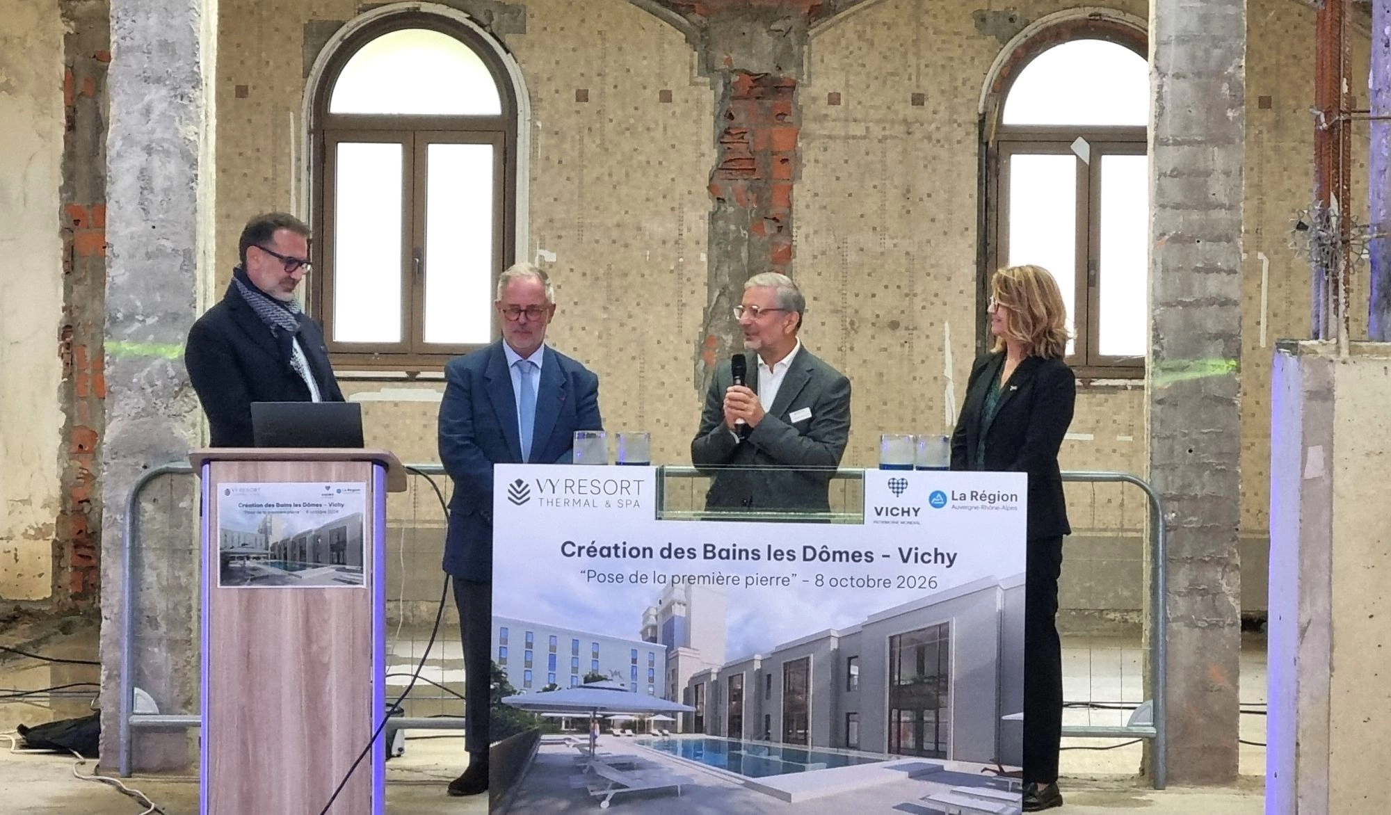 Thermalisme : Les Bains les Dômes ouvriront en juin 2027 à Vichy